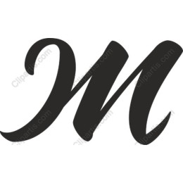 Elegant Letter M