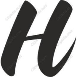 Bold Stylized Letter H