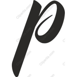Stylized Letter P work