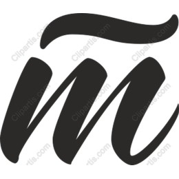 Elegant M Letter
