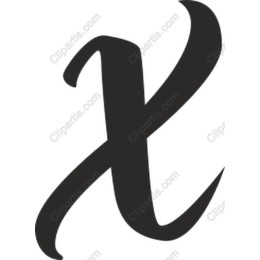 Elegant Letter X