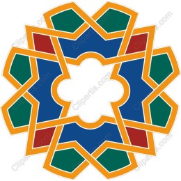Colorful Geometric Star