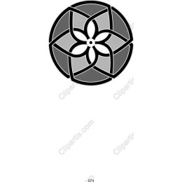 Elegant Geometric Flower