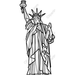Statue of Liberty Line Art