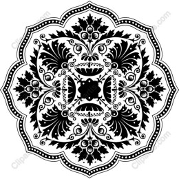 Elegant Floral Mandala