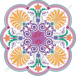 Floral Harmony Mandala