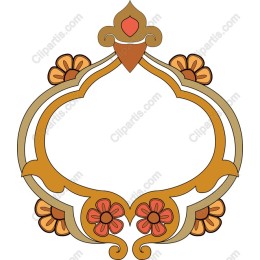 Elegance Floral Decorative Frame
