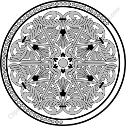 Vintage Floral Mandala
