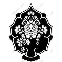 Elegant Black and White Floral