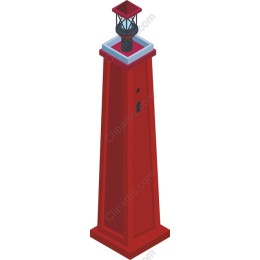 Classic Red Lighthouse