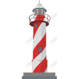 Striped Lighthouse