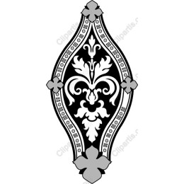 Elegant Black and White Ornamental