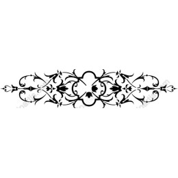 Elegant Vintage Floral Border