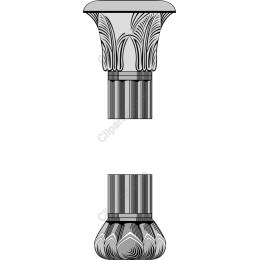 Classic Architectural Column Set