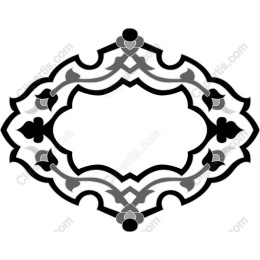 Elegant Floral Decorative Frame