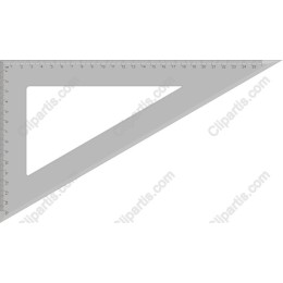 Transparent Triangle Ruler