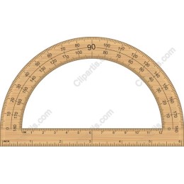 Wooden Protractor