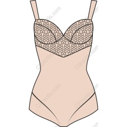 Floral Lace Swimsuit