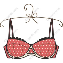 Vintage Polka Dot Bra