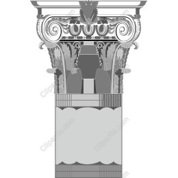 Ornate Corinthian Column изображение