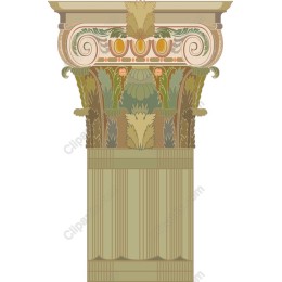 Classical Corinthian Column Capital
