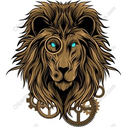 Majestic Steampunk Lion