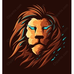 Majestic Lion Head