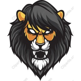 Fierce Lion Head