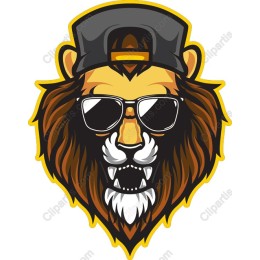 Fierce Lion Head