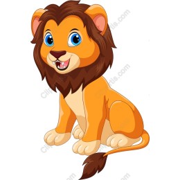 Cute Cartoon Lion