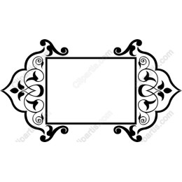 Elegant Vintage Floral Frame