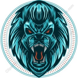 Fierce Lion Head work