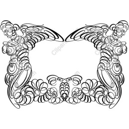 Elegant Angelic Frame