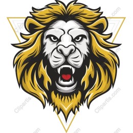 Fierce Lion Head