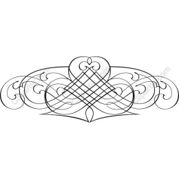 Elegant Swirl Ornament