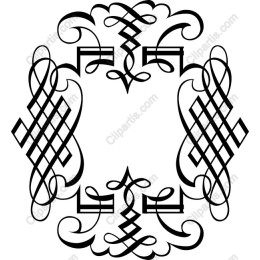 Elegant Decorative Frame with Musical Notes
