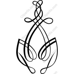 Elegant Intertwining Musical Note