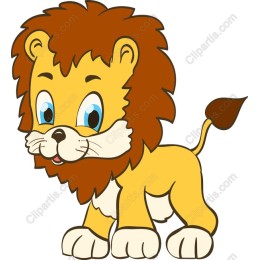 Cute Cartoon Lion