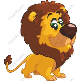 Cute Cartoon Lion