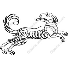 Joyful Leaping Dog