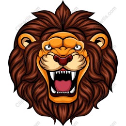 Fierce Lion Head