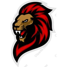 Fierce Lion Head