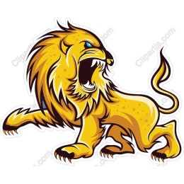 Majestic Roaring Lion