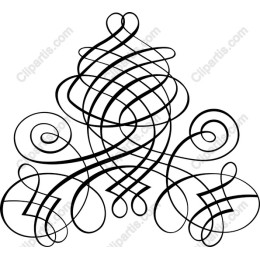 Elegant Swirling Ornament
