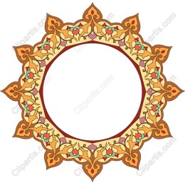 Ornate Floral Frame