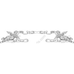 Cherubs Ornate Decorative Border