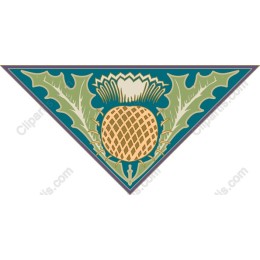Elegant Thistle and Pineapple