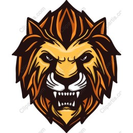 Fierce Lion Head