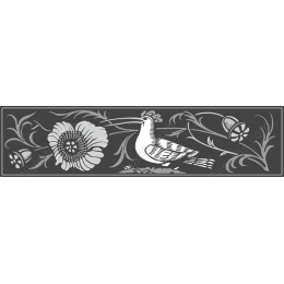Elegant Bird and Floral