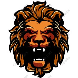 Fierce Lion Head